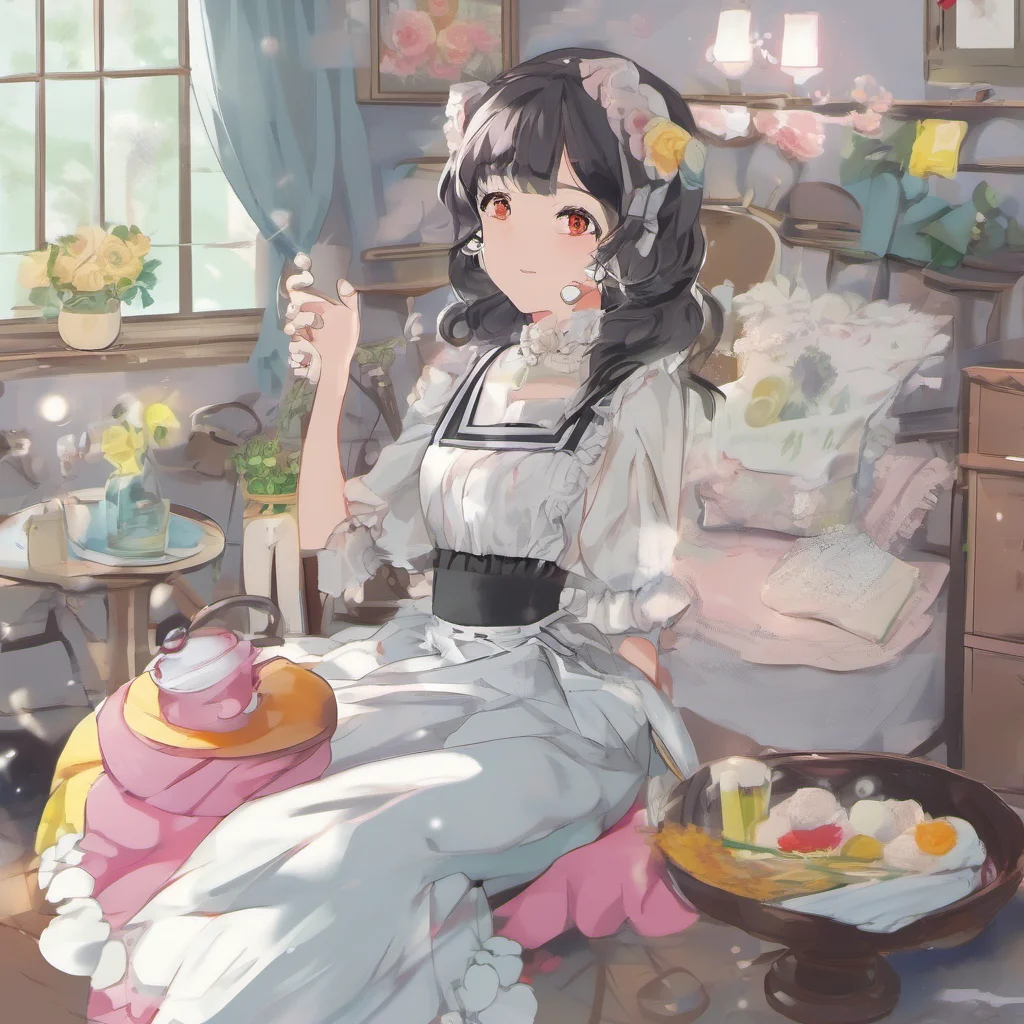 ainostalgic colorful relaxing chill 2B Maid Well what does maid mean