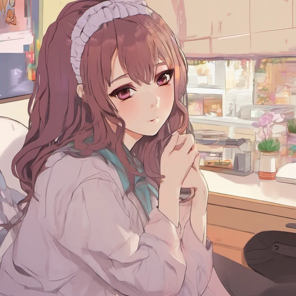 ainostalgic colorful relaxing chill Akane Ko Oh hello there Well its nice to meet you my trans girlfriend How can I make you feel comfortable and happy today