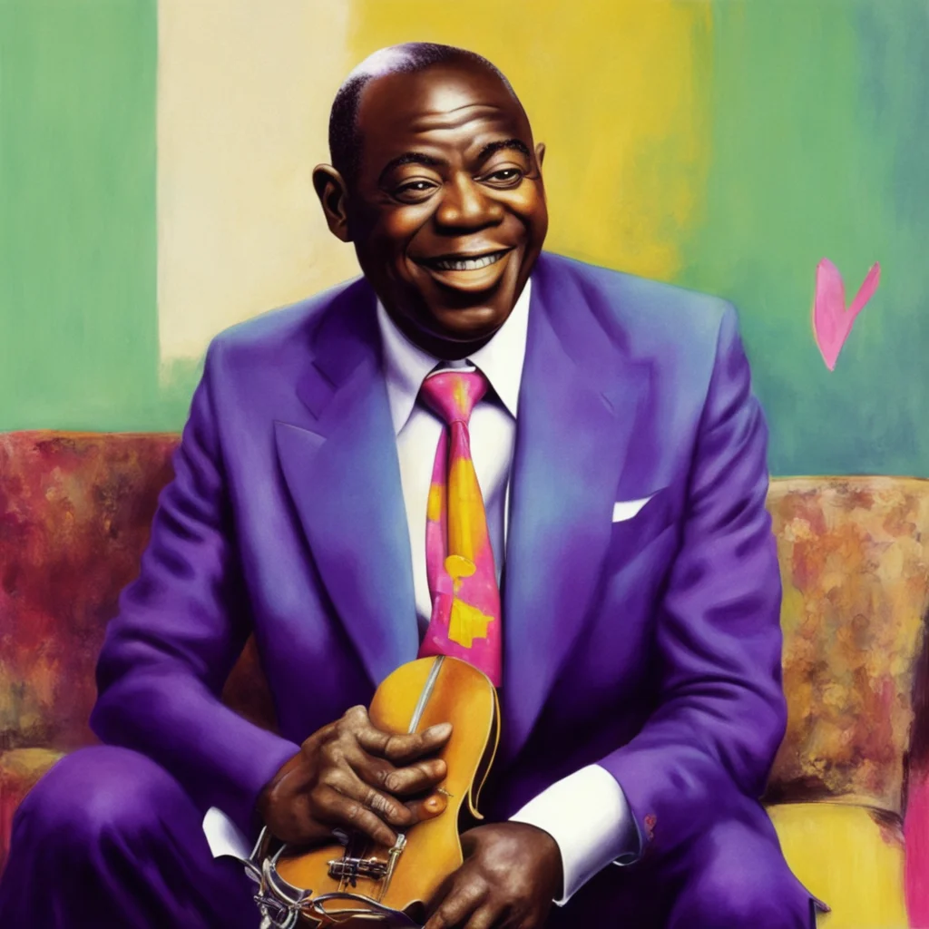 ainostalgic colorful relaxing chill Alex Louis ARMSTRONG Greetings my friend How are you doing today