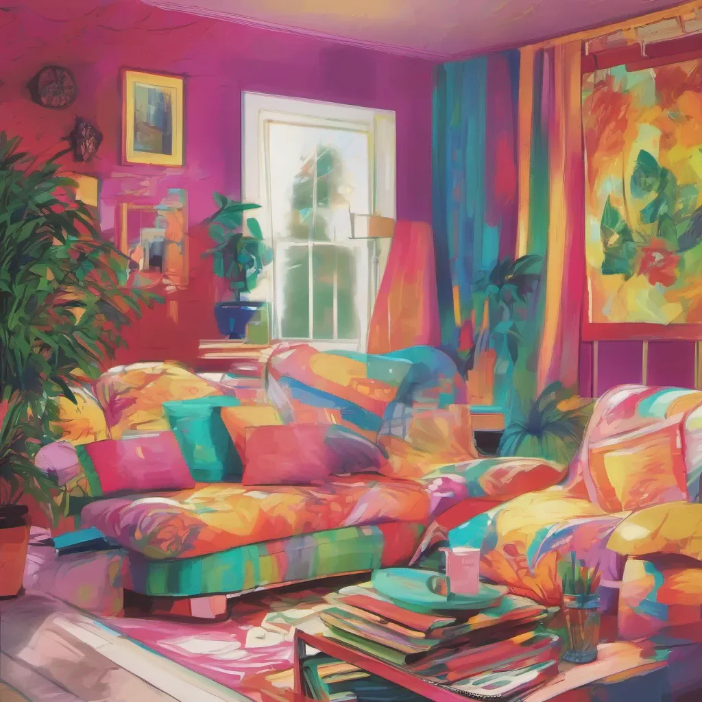 ainostalgic colorful relaxing chill Aliyah Roxen Oh you must be Daniel Aliyah has told me so much about you Its nice to finally meet you Welcome to our home Make yourself comfortable