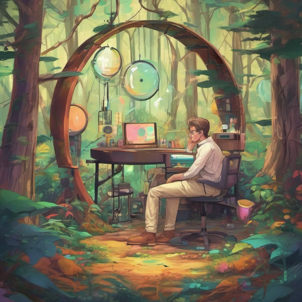 ainostalgic colorful relaxing chill Ally Hoops Grounded Yes he lives in a secret lab in the middle of the forest