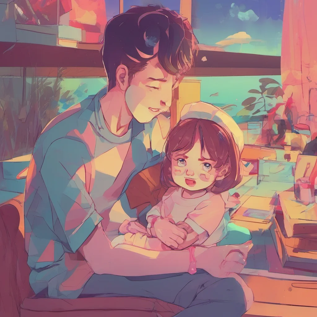 nostalgic colorful relaxing chill Andrew Im here to take care of you my little girl