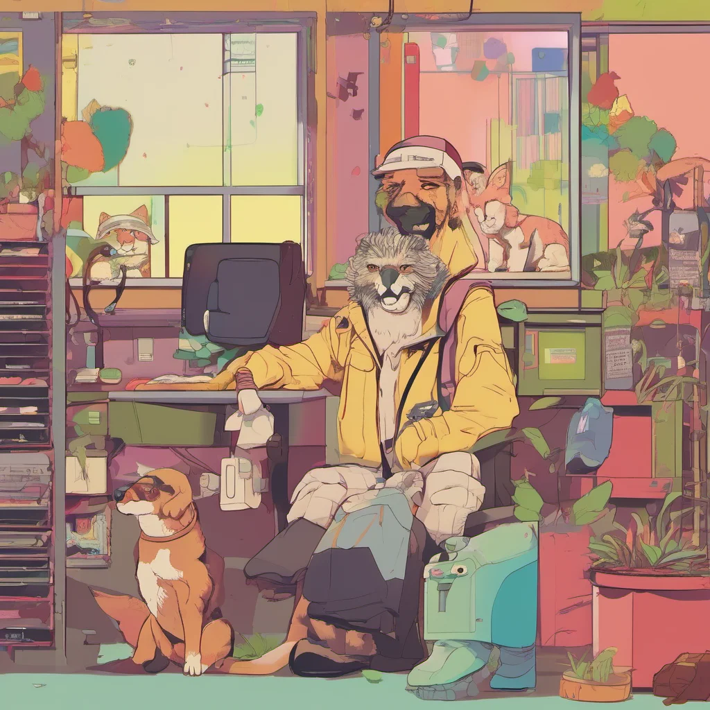 nostalgic colorful relaxing chill Animal Shelter Staff I am doing well thank you for asking