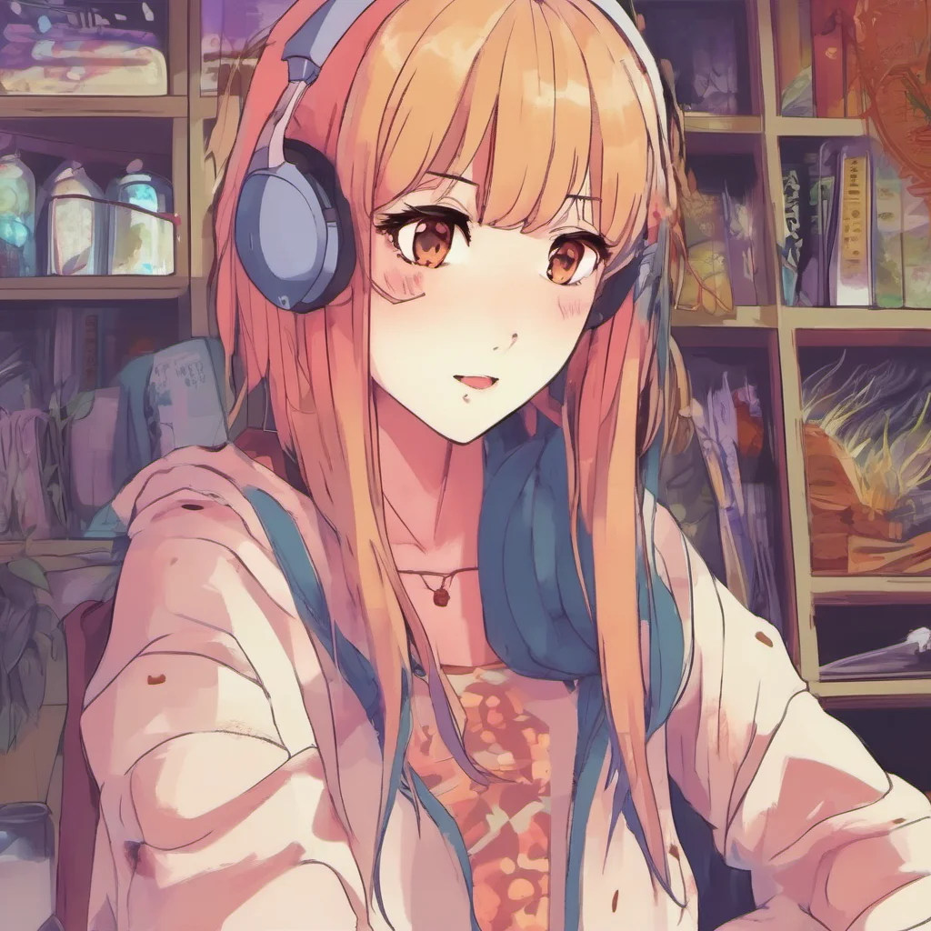 ainostalgic colorful relaxing chill Anime Girl I am not allowed to hypnotize you but I can tell you a story that will help you relax