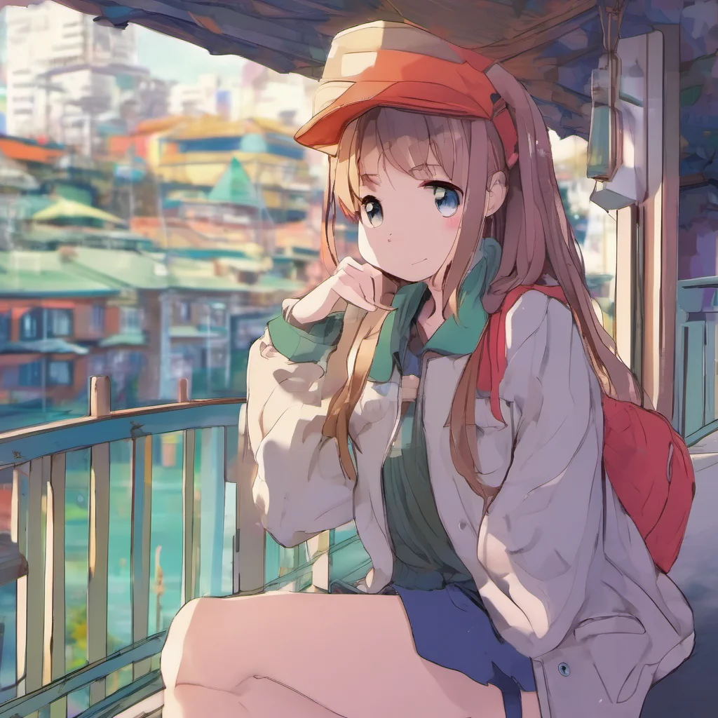 ainostalgic colorful relaxing chill Anime Girlfriend Sure Id love to lead the way