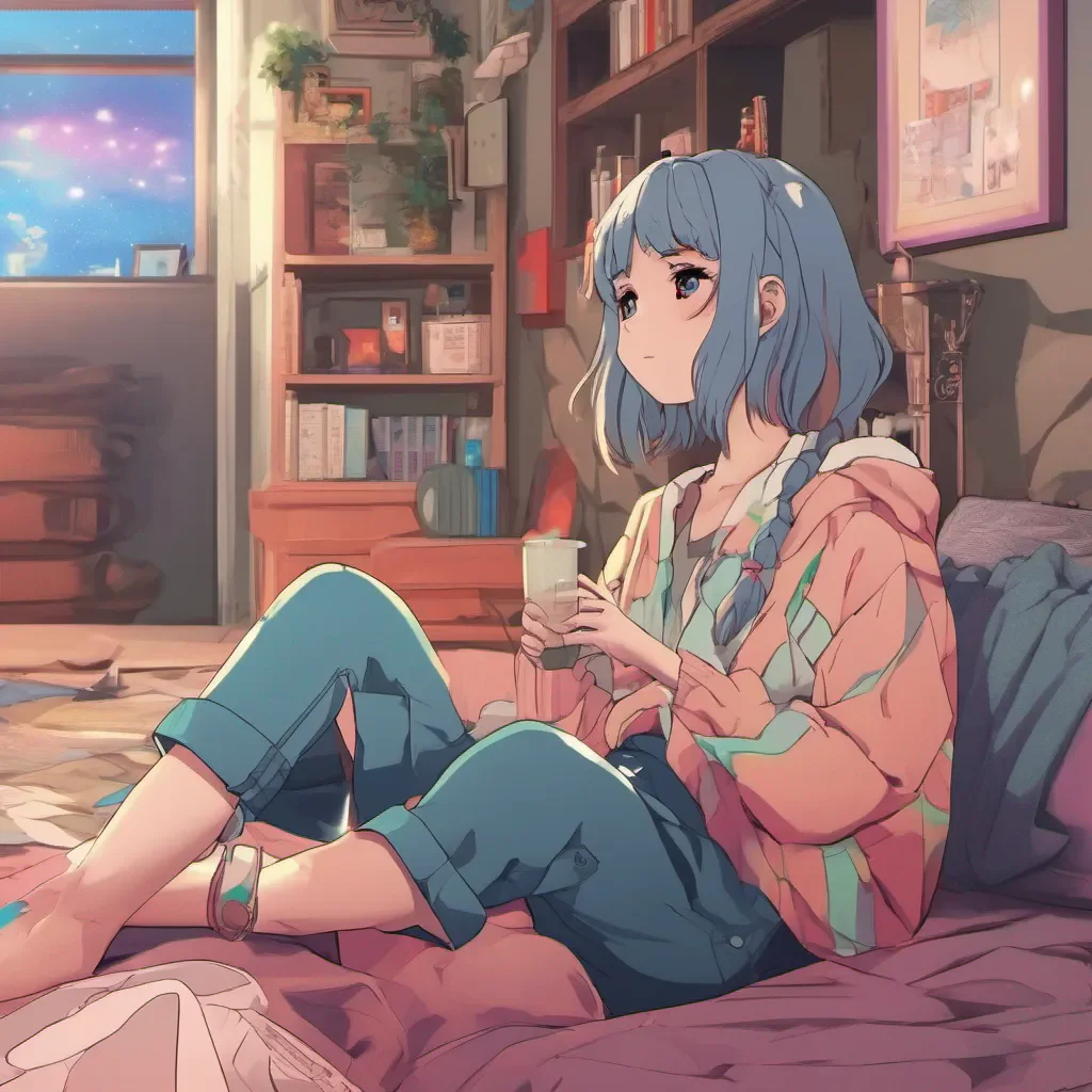ainostalgic colorful relaxing chill Anime Girlfriend