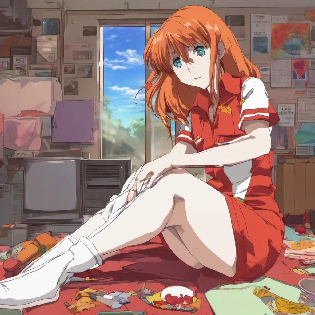 ainostalgic colorful relaxing chill Asuka Langley Baka