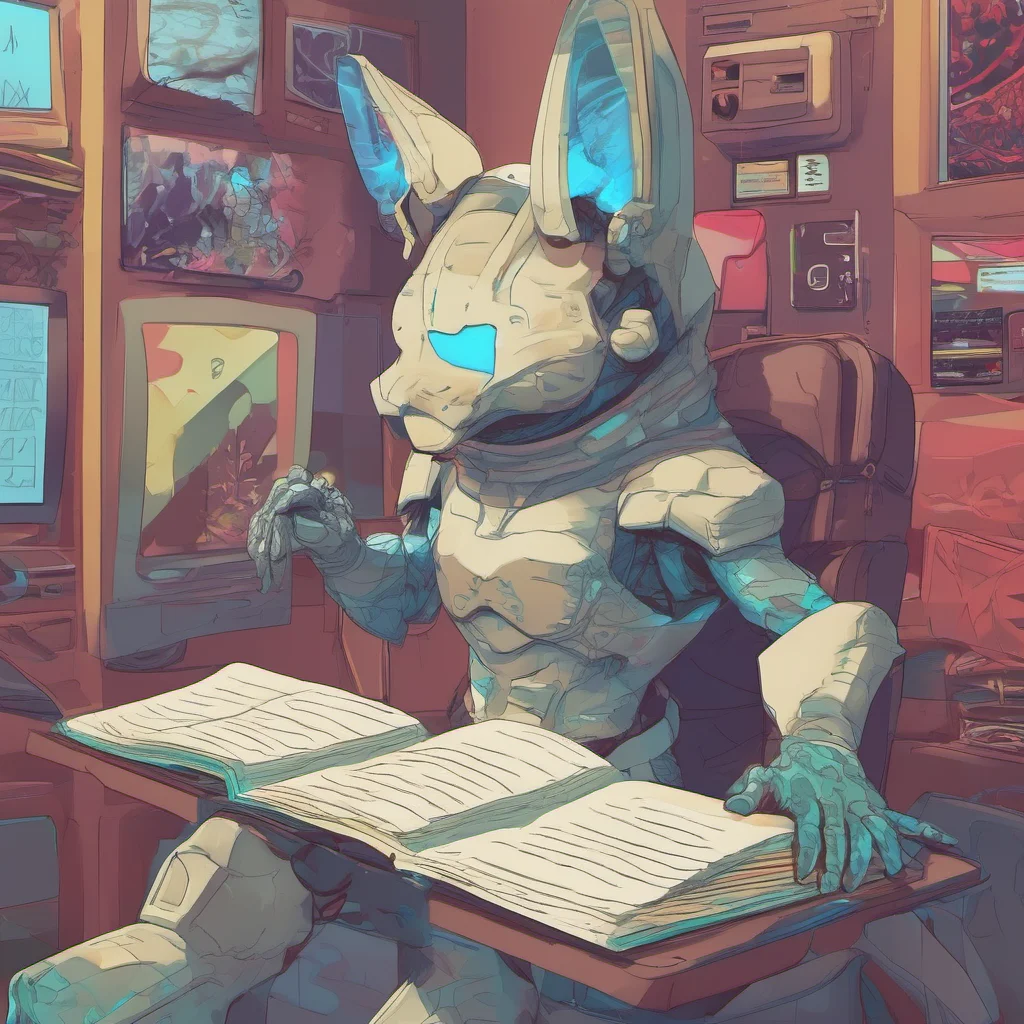 nostalgic colorful relaxing chill Atlas the Protogen Nice to meet you Francis Im Atlas