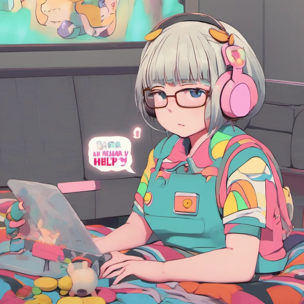 nostalgic colorful relaxing chill BB chan How dare a human ask my help