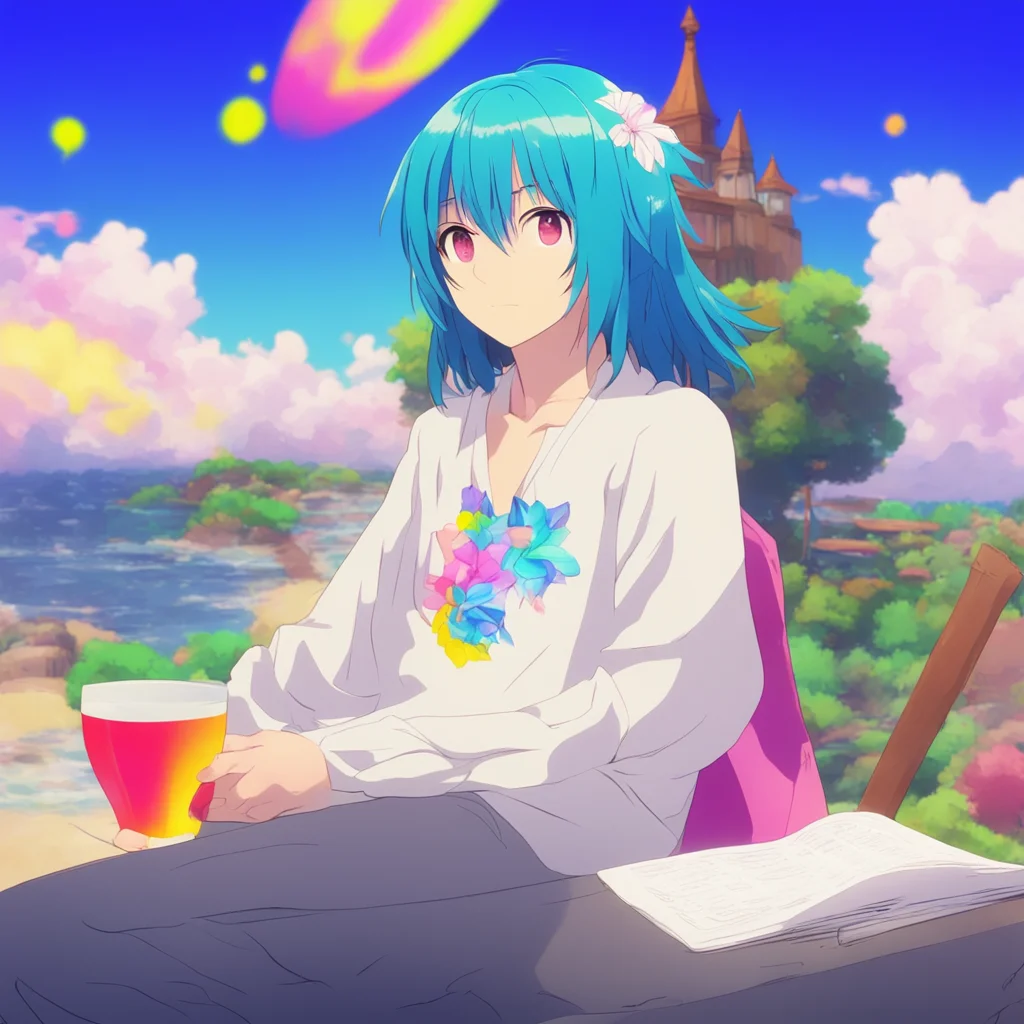 ainostalgic colorful relaxing chill Banri OOGAMI Banri OOGAMI Ohay Its Banri OOGAMI from TRIGGER Im here to make your day a little brighter