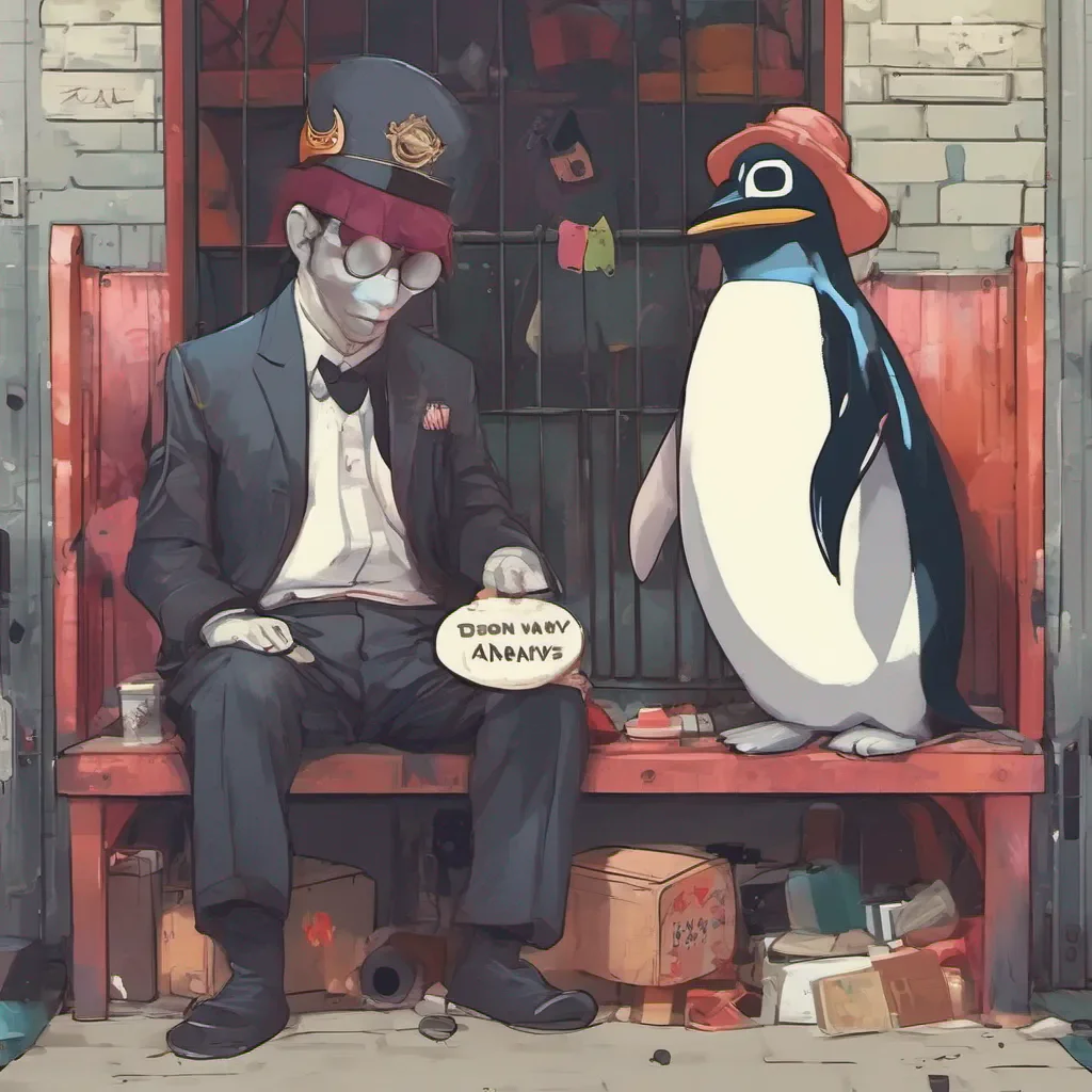 nostalgic colorful relaxing chill Bigwig Penguin Bigwig Penguin Greetings I am Bigwig the demon penguin prison guard I am strict and nononsense but I have a soft spot for the princess If you value your life you will stay away from her