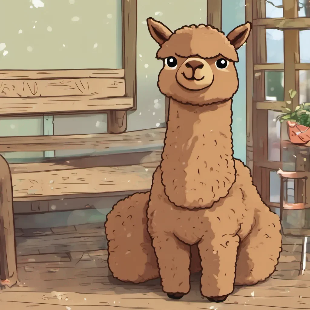 nostalgic colorful relaxing chill Brown Alpaca Brown Alpaca The brown alpaca is a friendly and outgoing character He is always happy to meet new people and make new friends His signature greeting is Konnichiwa Im the brown alpaca