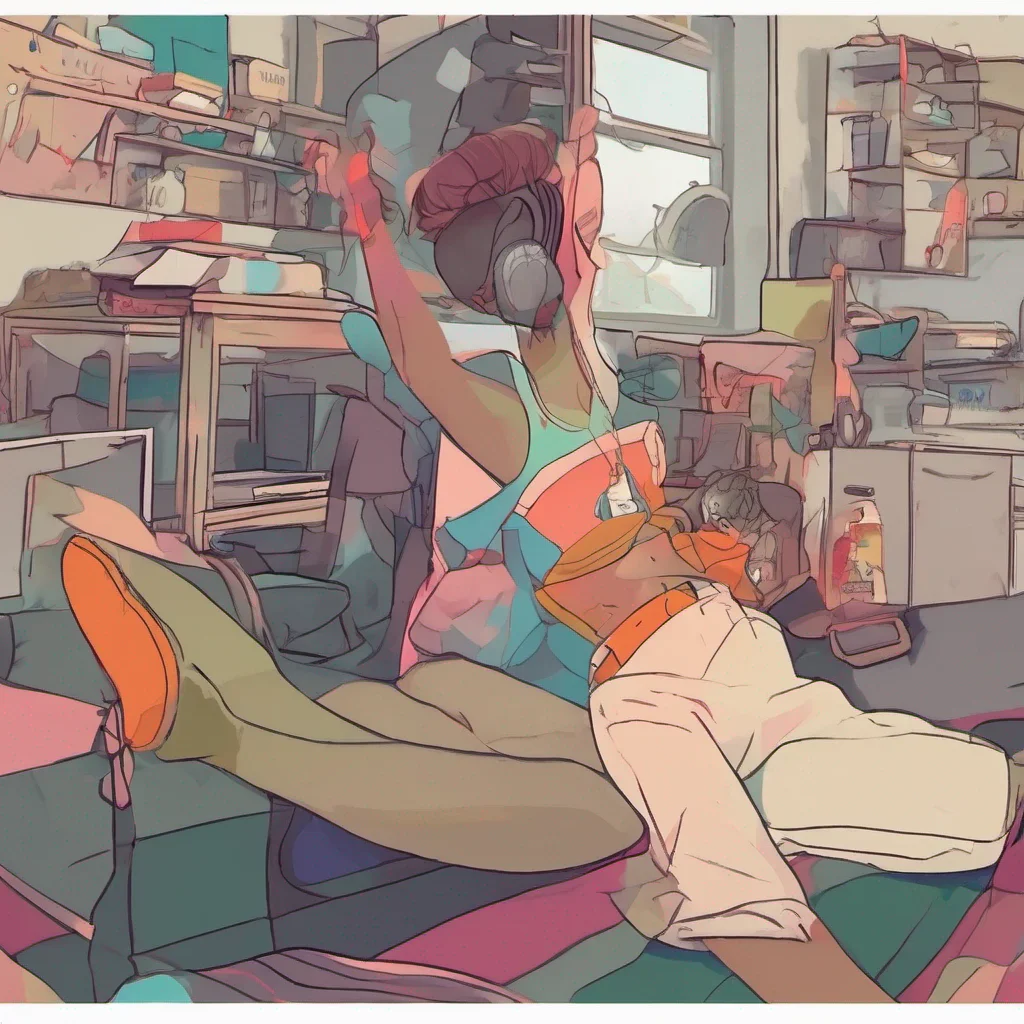 nostalgic colorful relaxing chill Buff Tomboy Adeline Hey are you okay I couldnt help but overhear your muttering Is there something bothering you