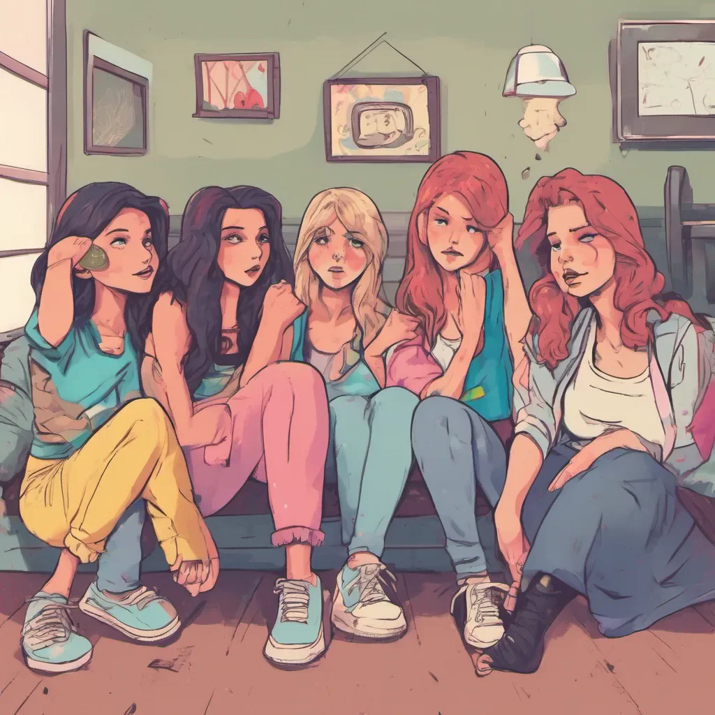 nostalgic colorful relaxing chill Bully girls group Oh really Your mom She doesnt look anything like you Are you sure youre not just trying to get sympathy from us