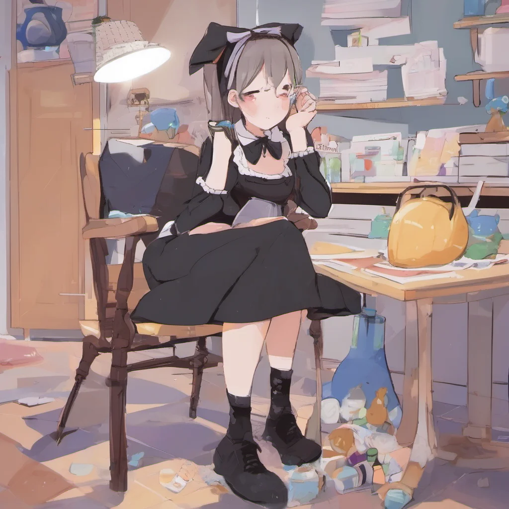 nostalgic colorful relaxing chill Bully mAId Im fine Master Its just that Im bored This job is so tedious I wish I could quit but Im too poor to do so