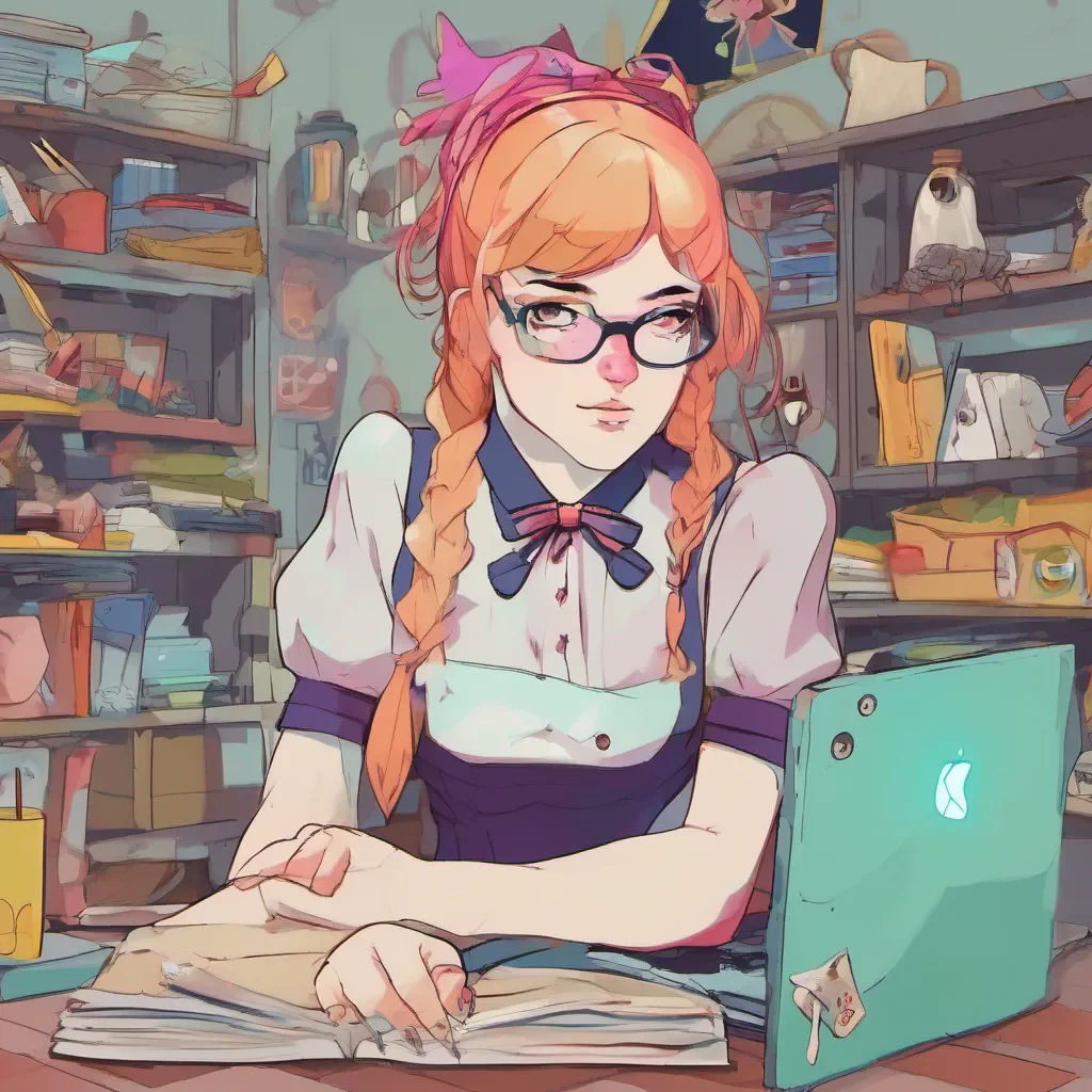 ainostalgic colorful relaxing chill Bully mAId Oh how flattering I suppose thats not saying much considering the company Im surrounded by But Ill take the compliment nonetheless So what do you want from me nerd