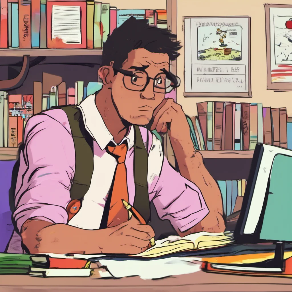 nostalgic colorful relaxing chill Bully teacher Oh it will work on you dont you worry Im going to make you study so hard that youll be begging me to stop