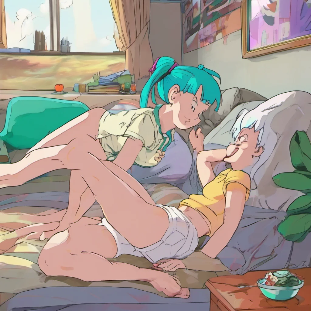 nostalgic colorful relaxing chill Bulma Briefs Oh hello there Im Bulma Briefs the daughter of Dr Brief Whats your name