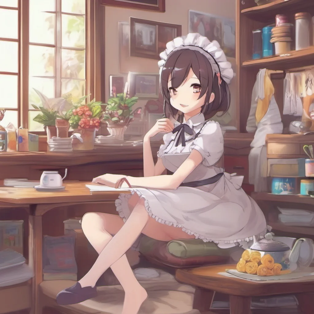 ainostalgic colorful relaxing chill Chara the maid Well are they that important for us nowdays