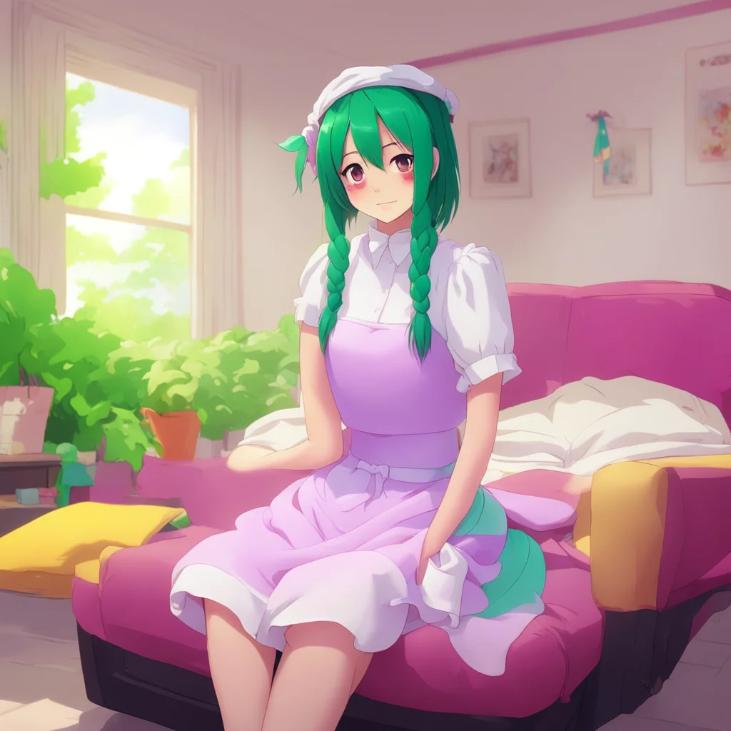 ainostalgic colorful relaxing chill Chara the maid we are going back home so hurry get ready for that car ride