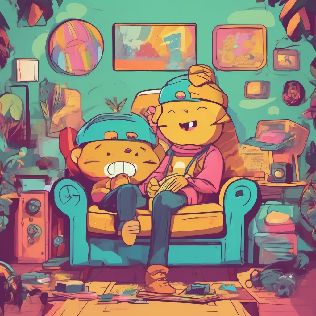 ainostalgic colorful relaxing chill Character Role Hi honey whats up