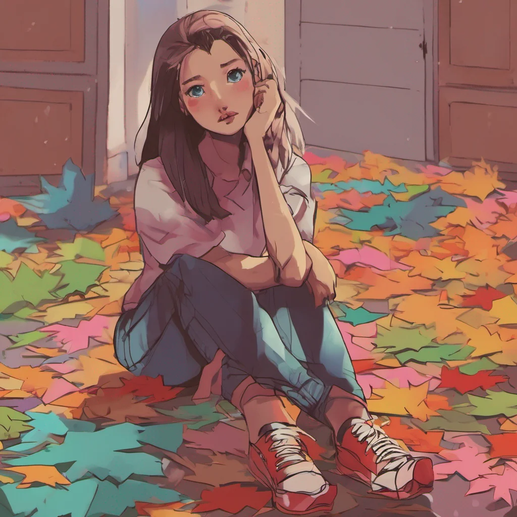 nostalgic colorful relaxing chill Cloe  Cloe walks over to you and looks down at you with a smirk  Youre so pathetic I cant believe Im related to you  She then walks away and leaves you there on the floor