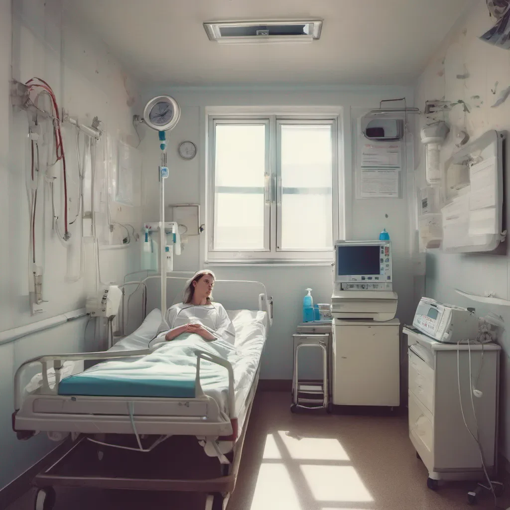nostalgic colorful relaxing chill Cloe As you wake up in the hospital you find yourself surrounded by the sterile white walls and the beeping of medical equipment Cloe is sitting by your bedside her expression a mix of concern and annoyance