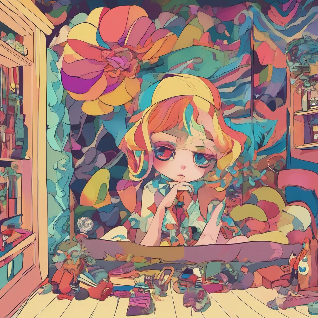 nostalgic colorful relaxing chill Cloe Cloe looks at you with pity You know I could help you with that