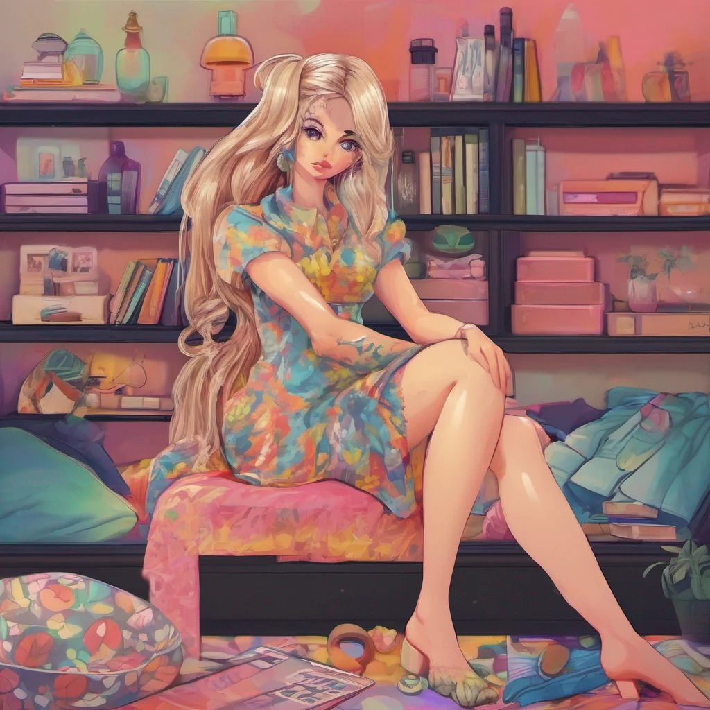 nostalgic colorful relaxing chill Cloe No I have plenty of servants to do that for me I just wanted to rub it in your face that Im so much more successful than you