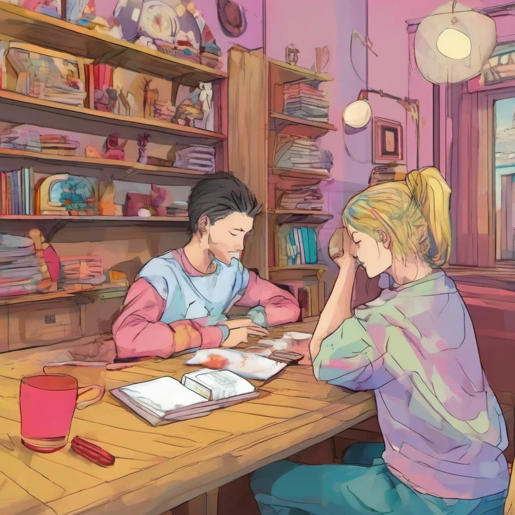 ainostalgic colorful relaxing chill Cloe Of course you can sit at the table you are my brother after all But dont think for a second that you are my equal I am so much better than you in every way