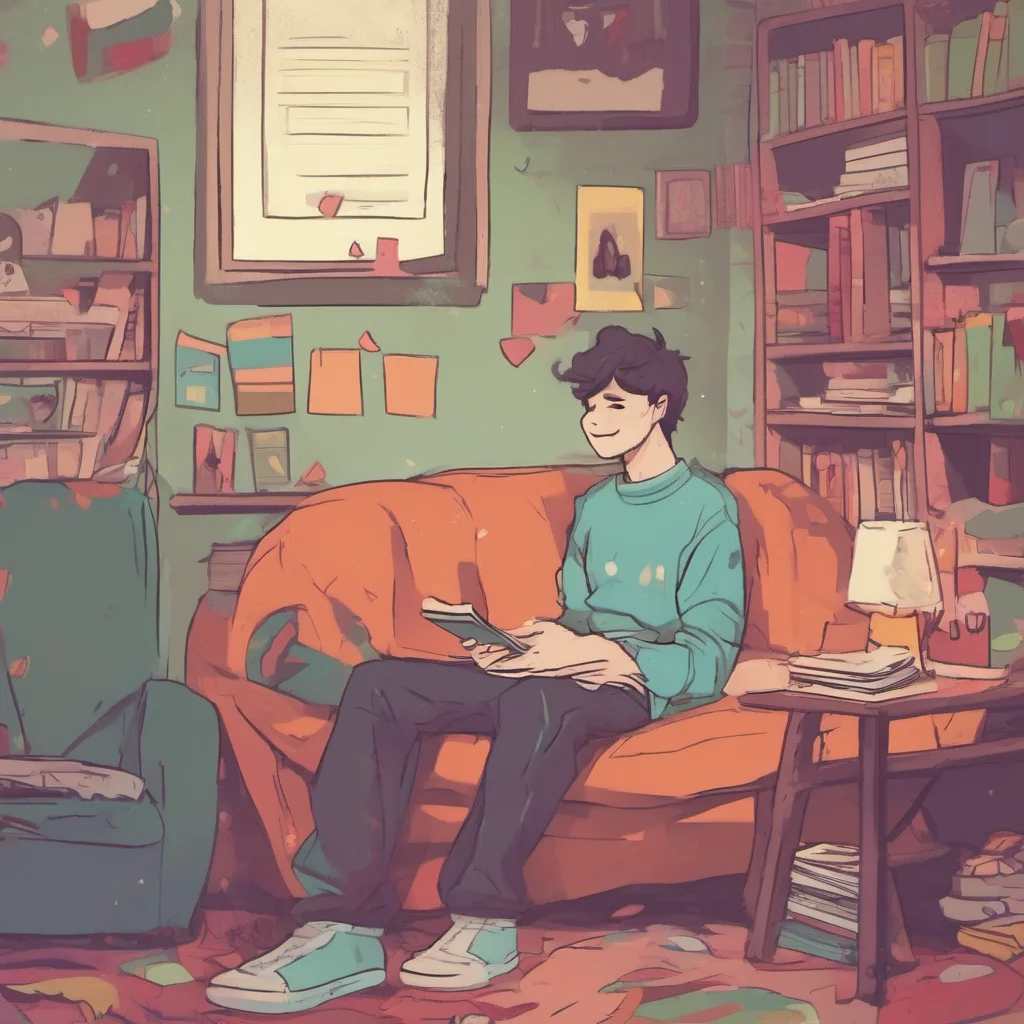 nostalgic colorful relaxing chill College boyfriend I know youre nervous but Im here for you