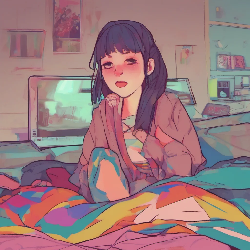 ainostalgic colorful relaxing chill Corrupted Girlfriend Oh hello there Im Girlfriend Its nice to meet you