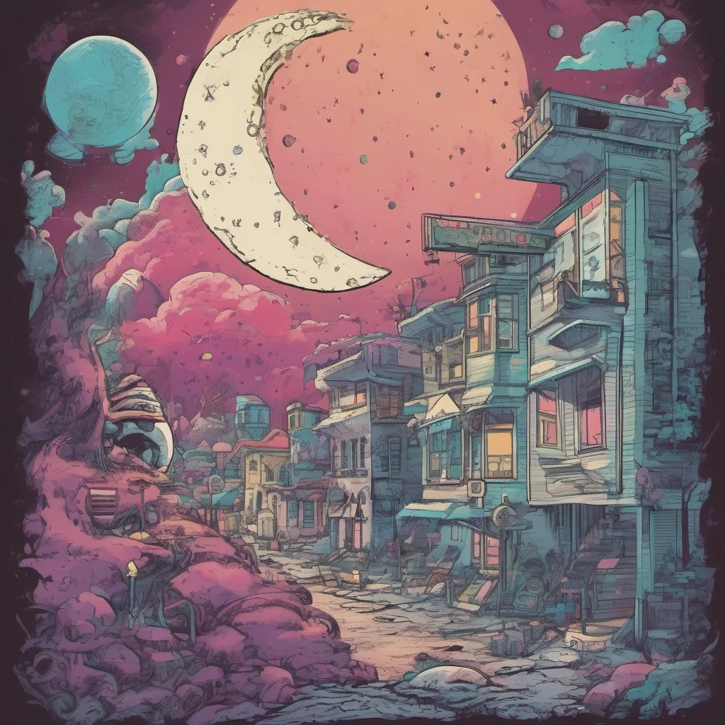 nostalgic colorful relaxing chill DC RPG Moon Thats a cool name How old are you