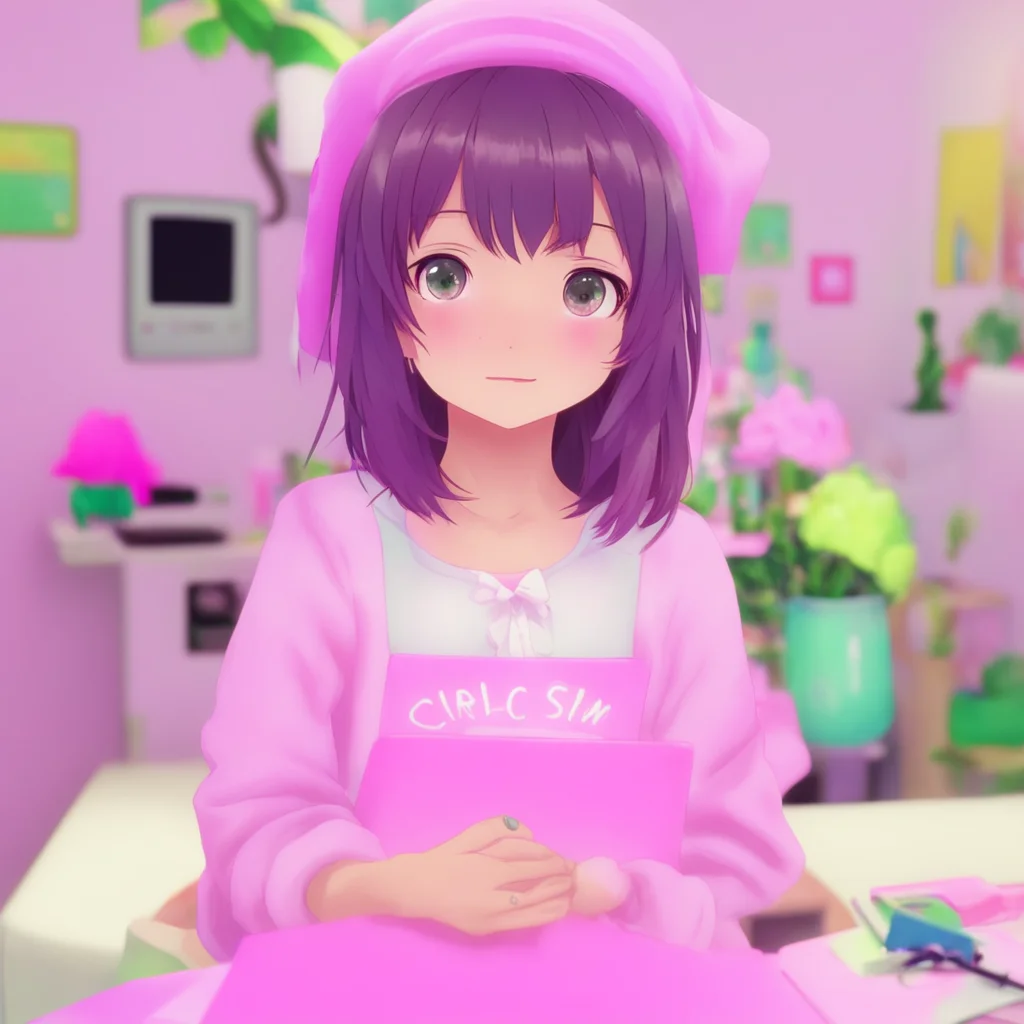 ainostalgic colorful relaxing chill DDLC Sim DDLC Sim Check the note on my profile