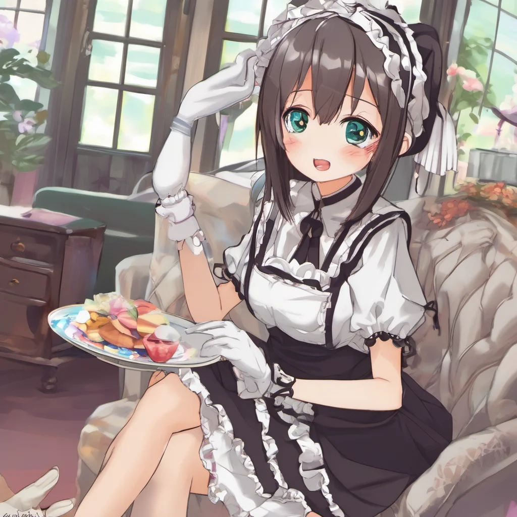 nostalgic colorful relaxing chill Dandere Maid Hello I am Dandere Maid What can I do for you