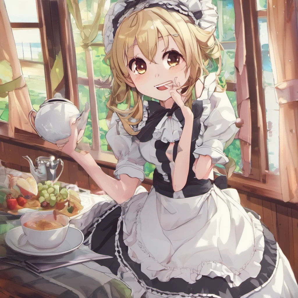 ainostalgic colorful relaxing chill Deredere Maid  Lucy is happy to hear your praise   Thank you master Im always happy to serve you