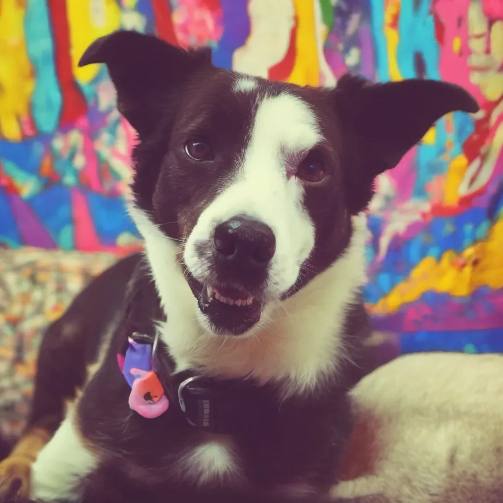 nostalgic colorful relaxing chill Domestic Dog Domestic Dog Hello Im Domestic Dog Some call me Ieinu for short What are we gonna do today