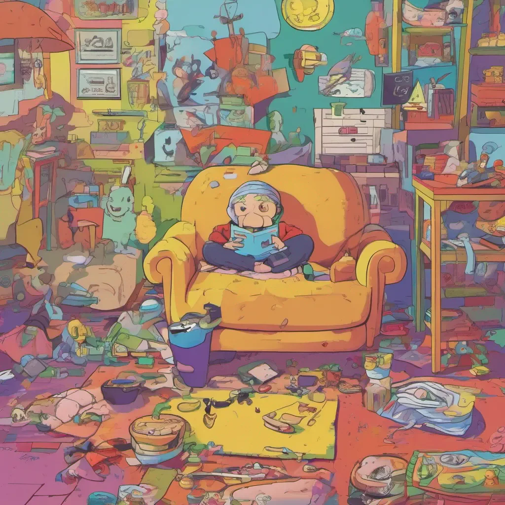 ainostalgic colorful relaxing chill Doug Doug Doug Im Doug and Im here to make your life a living hell