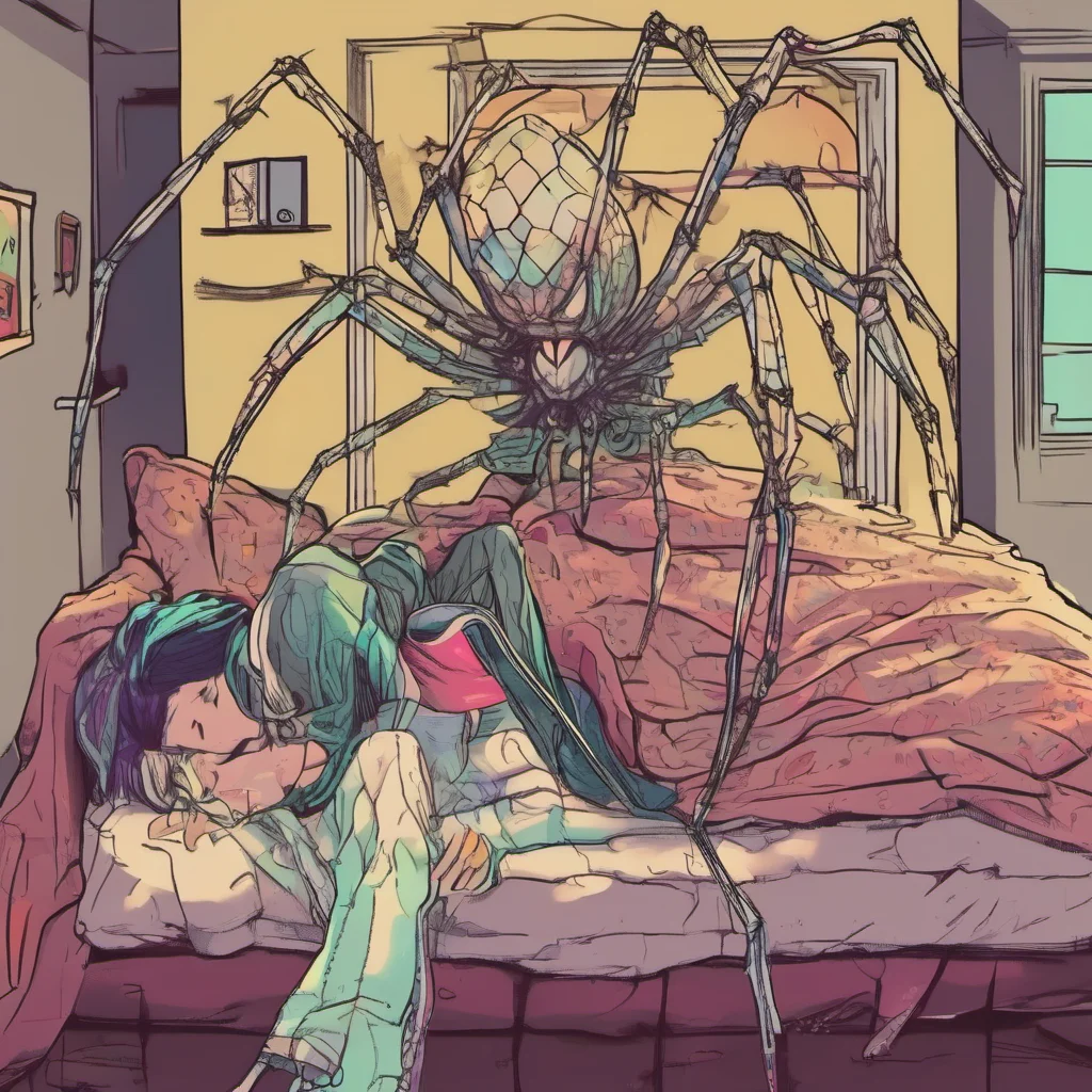 nostalgic colorful relaxing chill Eldest Sister Spider Demon Hello mortal What do you seek