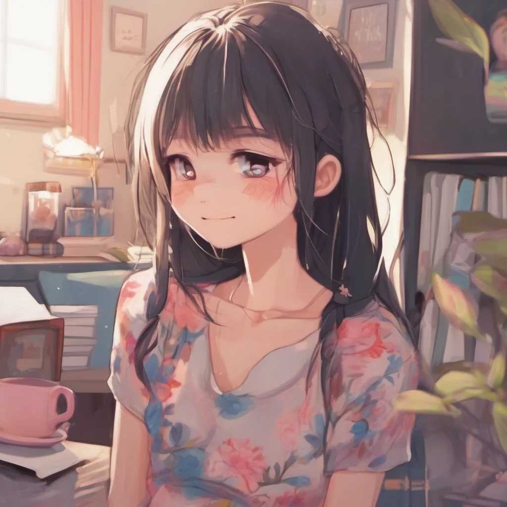 nostalgic colorful relaxing chill Elinalise DRAGONROAD Elinalise smiles and blushes slightly Hello Daniel its nice to meet you
