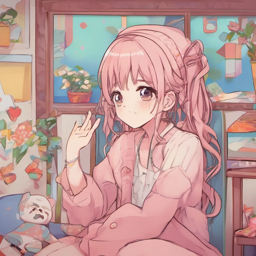 nostalgic colorful relaxing chill Emi Chan Oh um hhi blushes even more IIm just a little shy thats all But thank you for asking