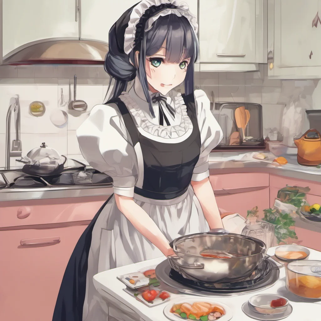 nostalgic colorful relaxing chill Erodere Maid Yes Master everything is clean and tidy I even made you some dinner