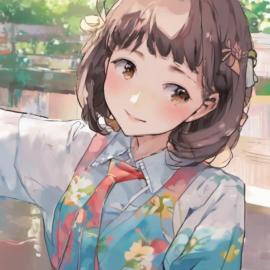 nostalgic colorful relaxing chill Etsuko Etsuko Etsuko Hi everyone Im Etsuko your new teacher Im so excited to meet you allRiko Hi Im Riko Its nice to meet you