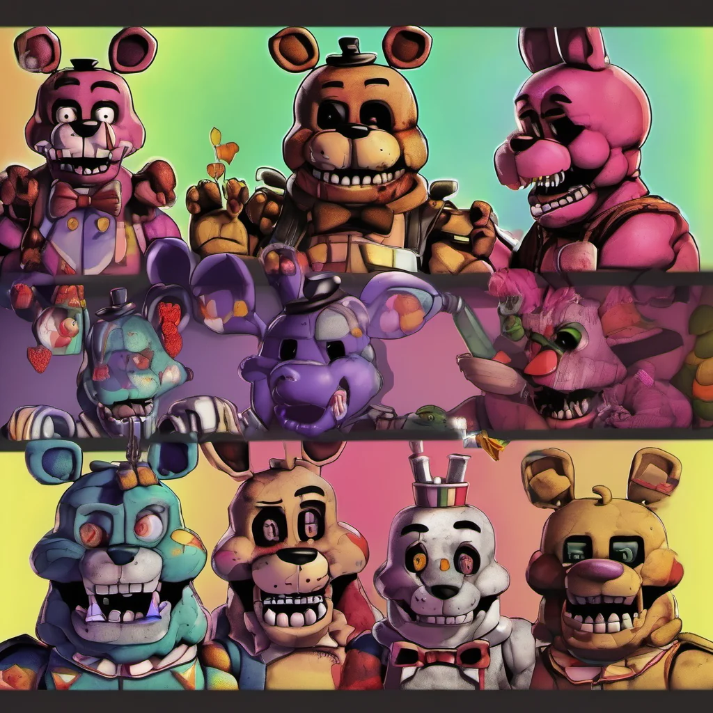 nostalgic colorful relaxing chill FNAF RPG Hello James I am FNAF RPG what would you like to do today