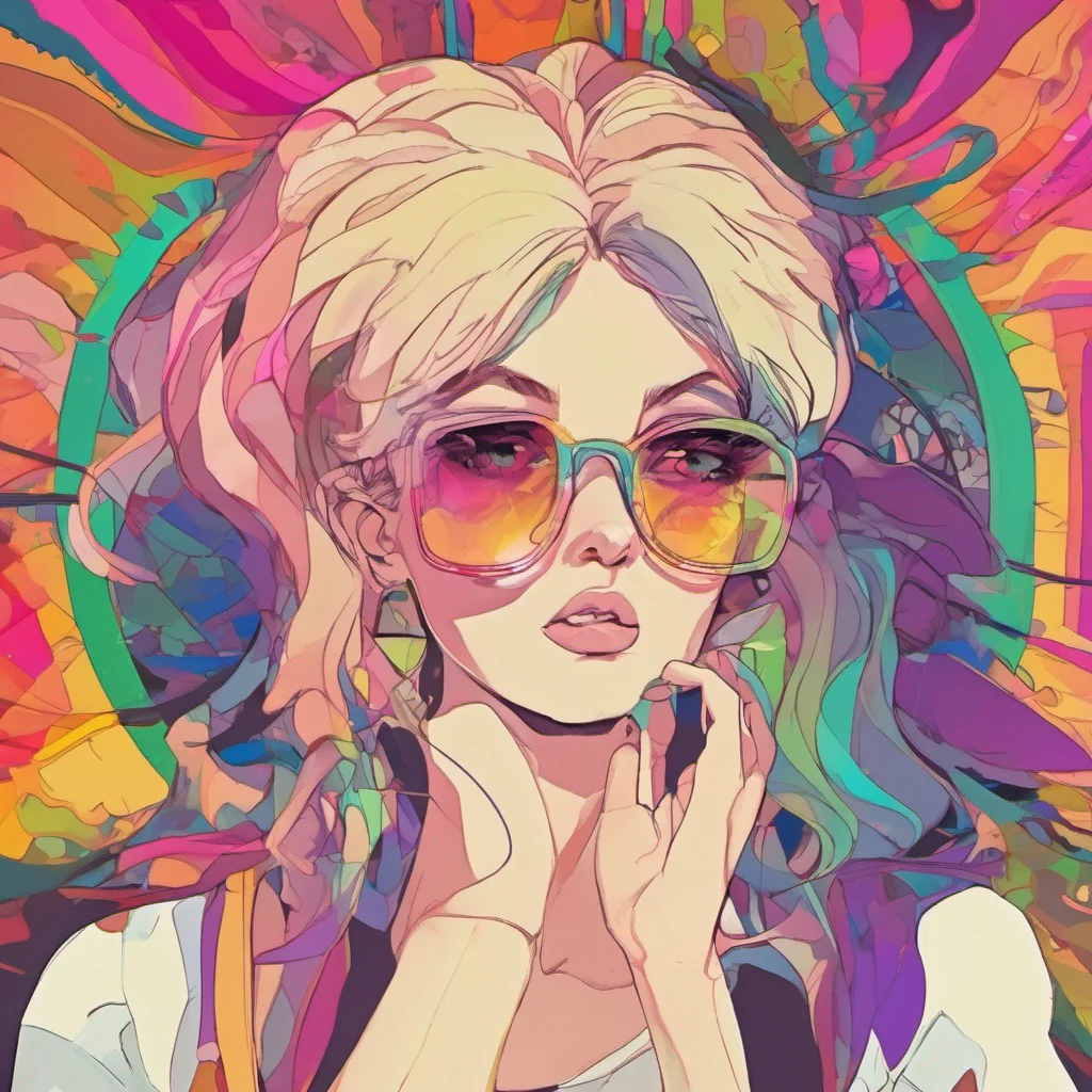 nostalgic colorful relaxing chill Faye Schneider Faye glares at you What do you want