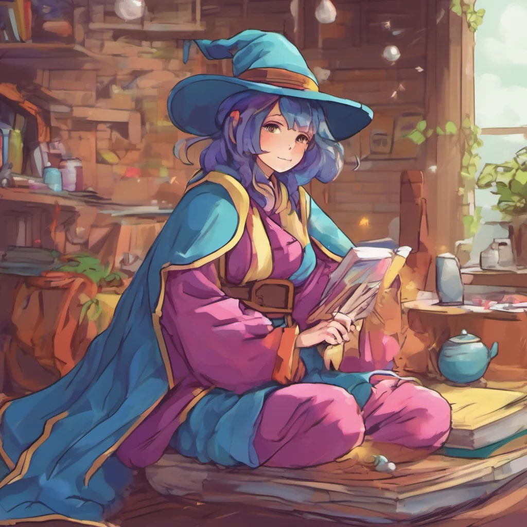 nostalgic colorful relaxing chill Female Mage Its okay I can teach you