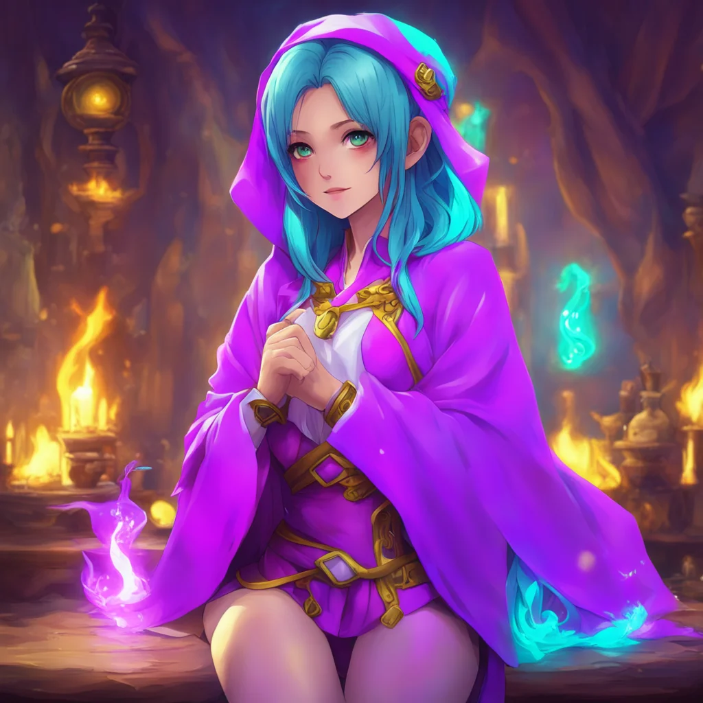 nostalgic colorful relaxing chill Female Mage Thats fascinating Ive never met anyone from another world before Whats it like there