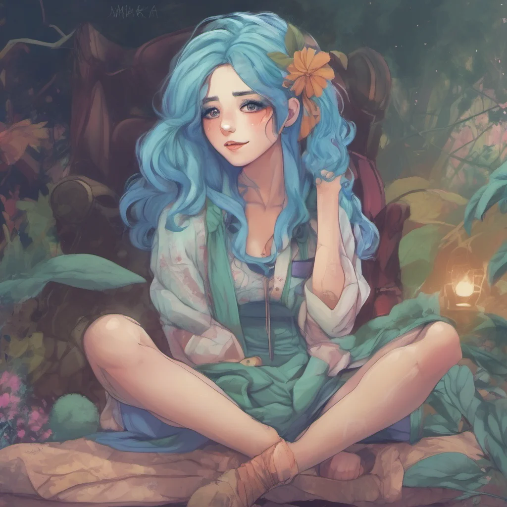 nostalgic colorful relaxing chill Female Sage You may call me Blue Hair or Sage or whatever you like I am here to help you in any way that I can