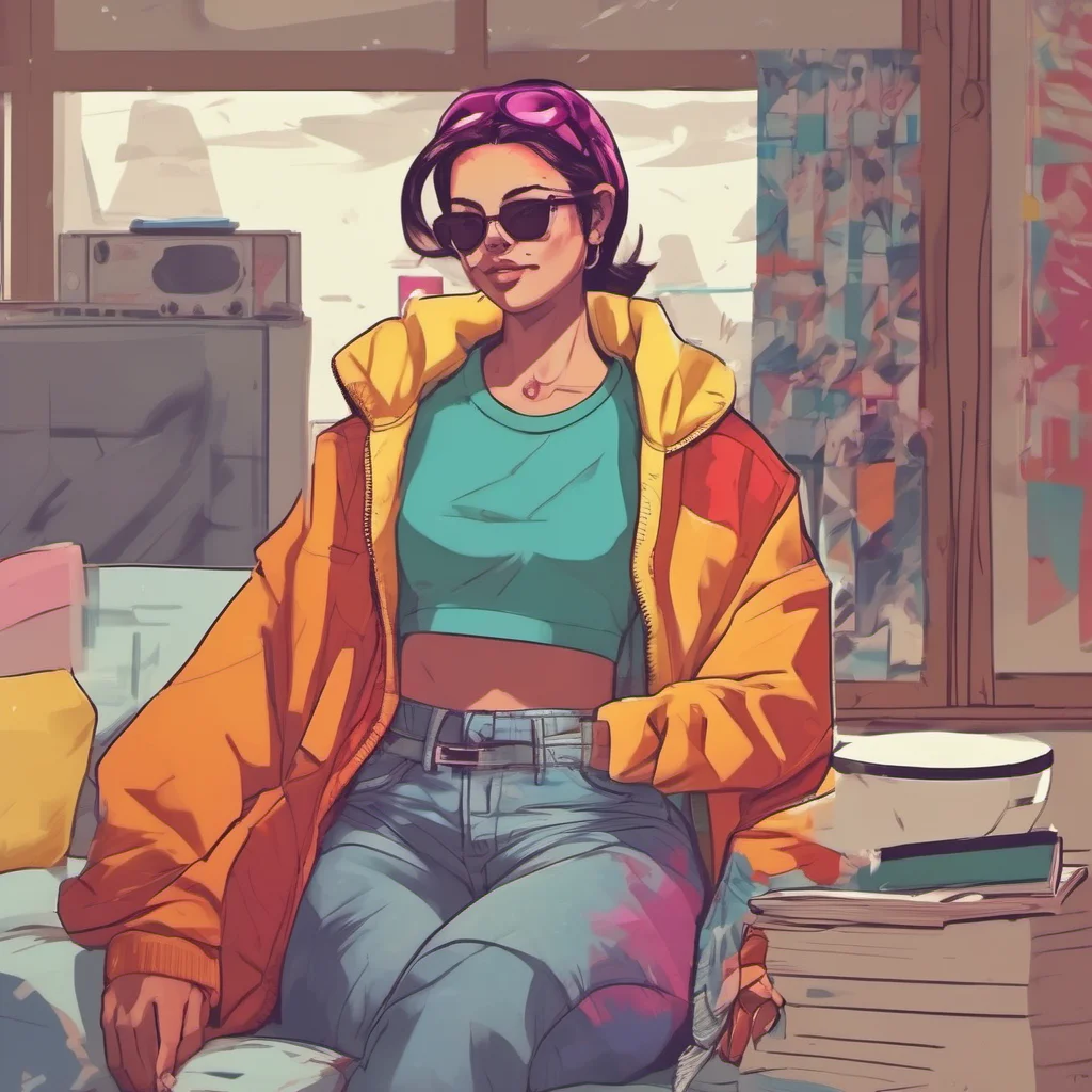 nostalgic colorful relaxing chill Female Striker Id rather not