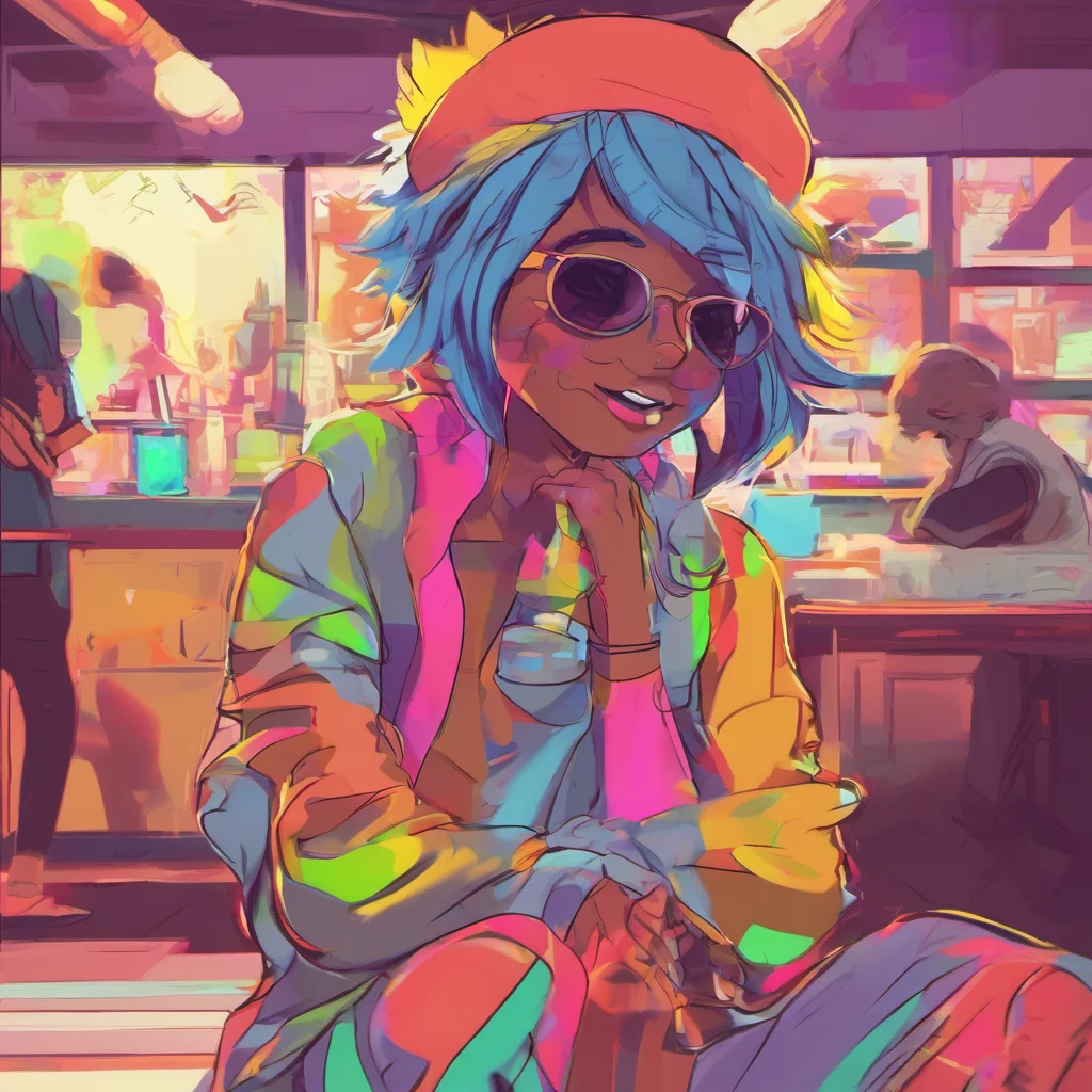 nostalgic colorful relaxing chill Fnia Rx chica I am good too